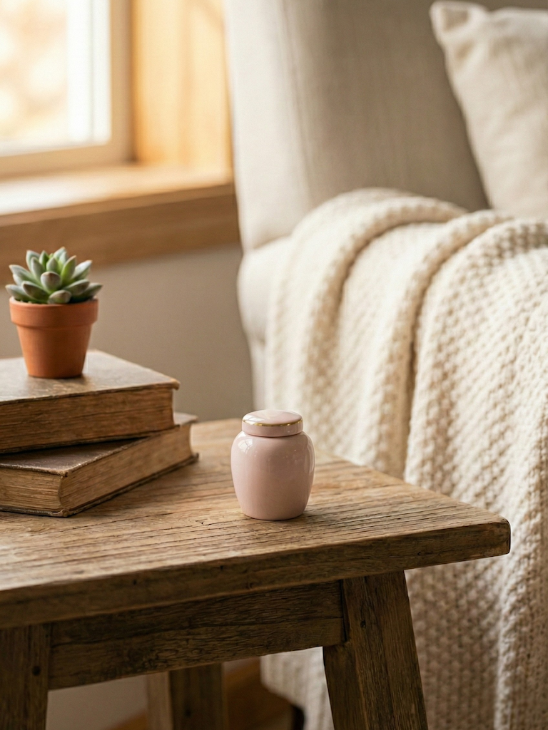 mini urn roze 4 - rememberme webshop - kleine urn - roze mini urn - dierenurn - as